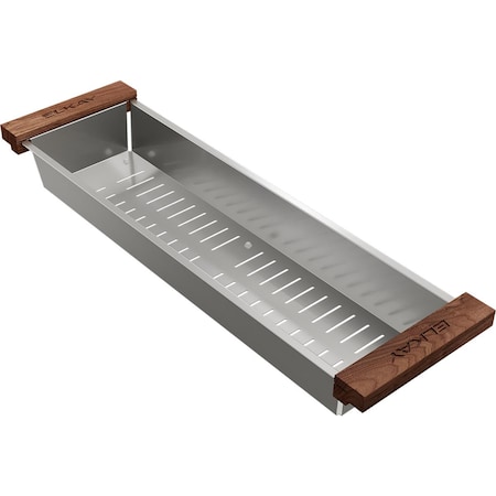 Elkay Dart Canyon Stainless Steel 6-7/16" x 21-1/2" x 2-1/2" Colander LKC0722LSS